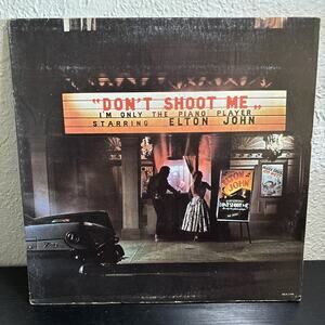 Elton John Don't Shoot Me I'm The Piano Player 1973 MCA 2100 LP Vinyl